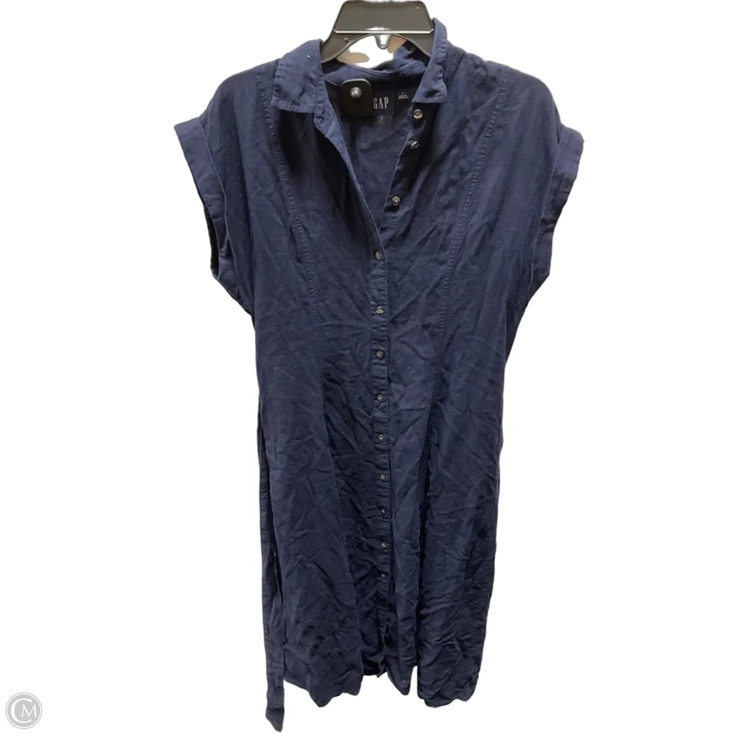 Dress Casual Maxi By Gap In Blue, Size: M