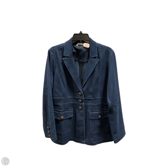Blazer By Soft Surroundings In Blue, Size: M