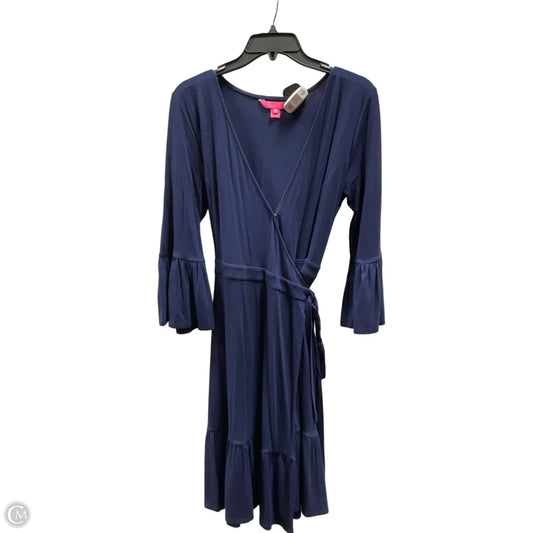 Dress Casual Midi By Lilly Pulitzer In Blue, Size: M