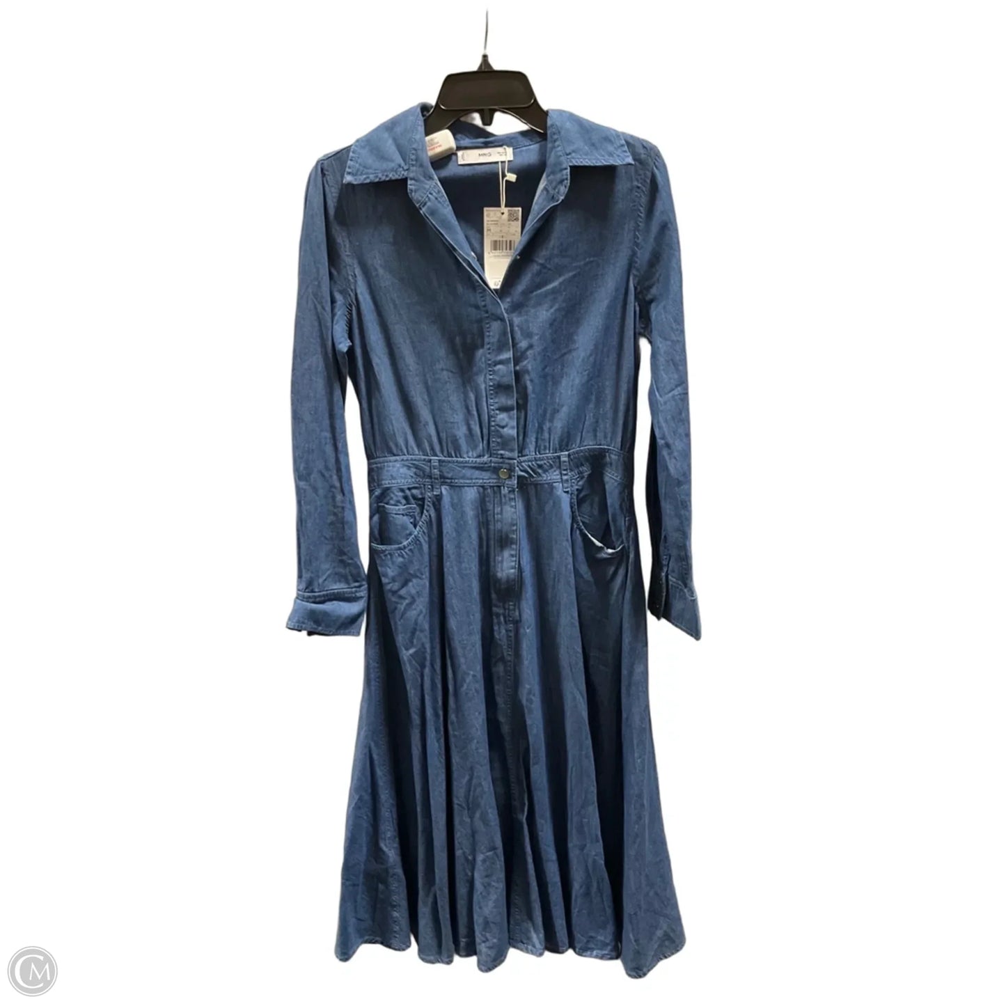 Dress Casual Maxi By Mng In Blue, Size: M