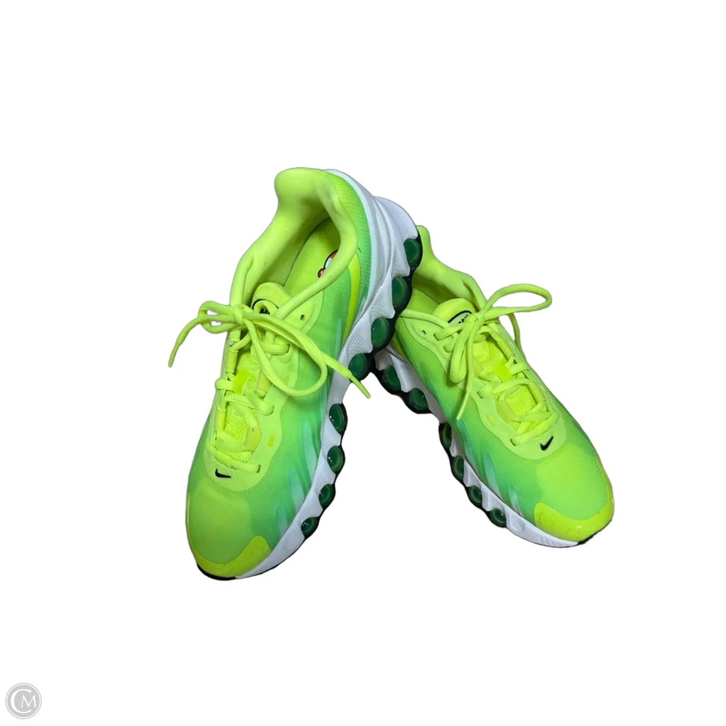 Shoes Athletic By Nike In Green & Yellow, Size: 8