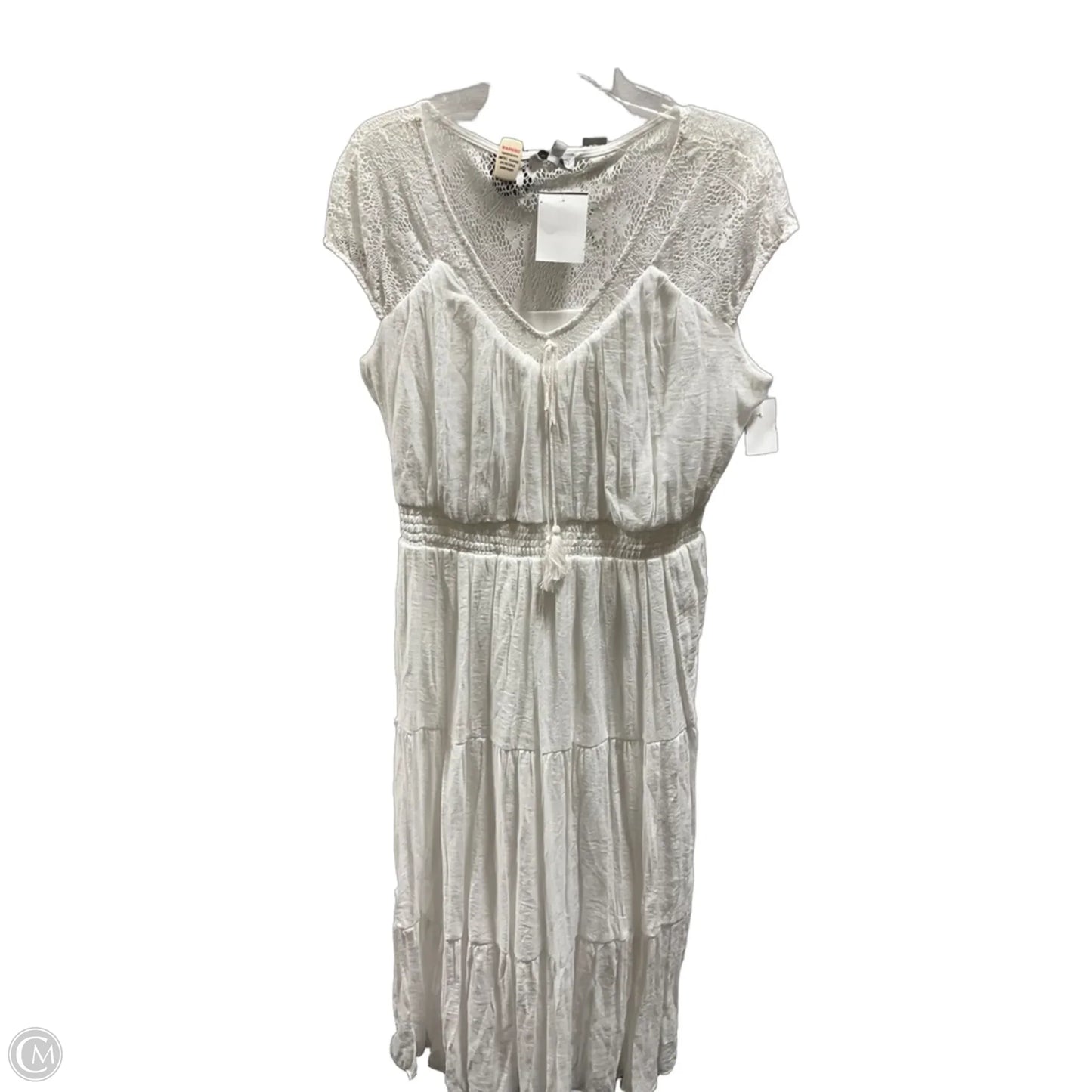 Dress Casual Maxi By Luxology In White, Size: 1x