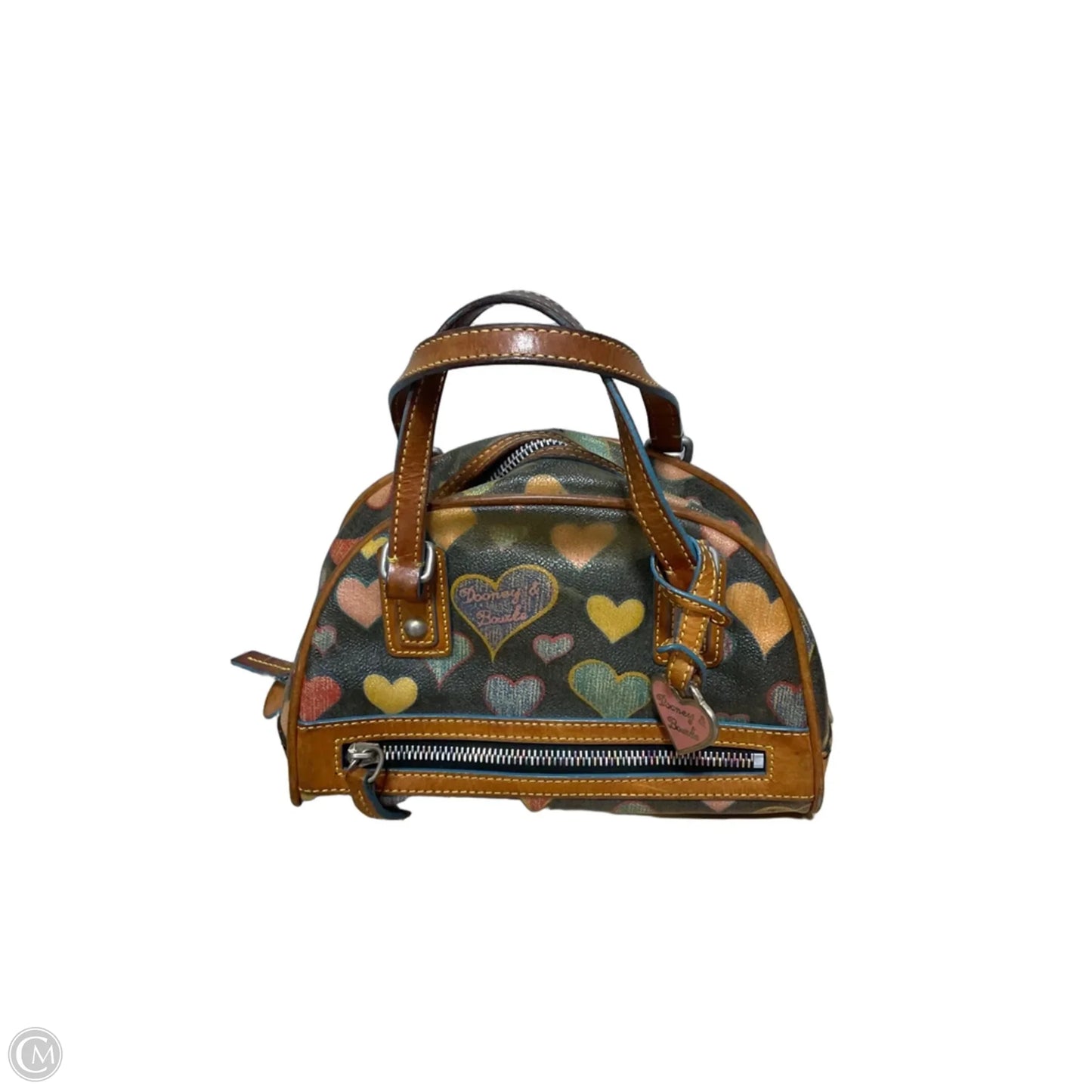 As IS Handbag Leather By Dooney And Bourke, Size: Small