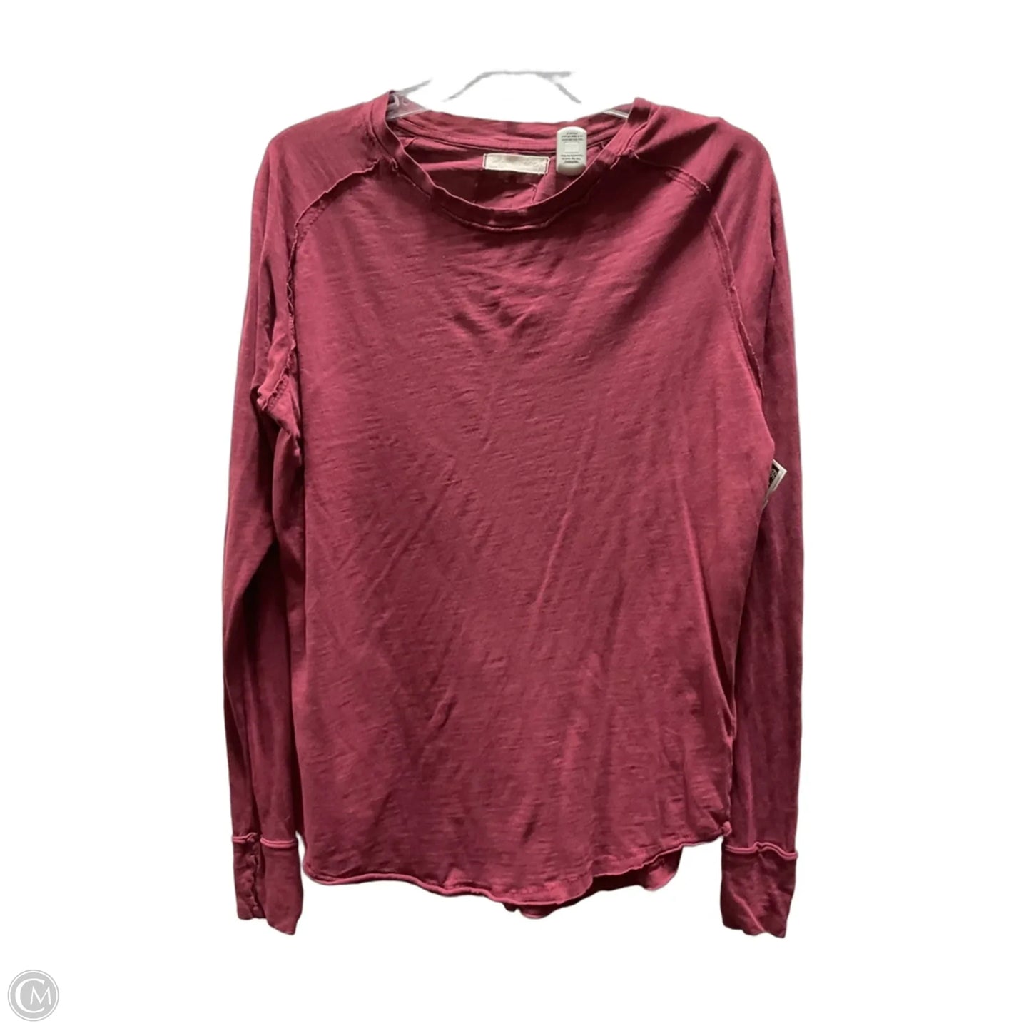 Top Long Sleeve Basic By Free People In Red, Size: S