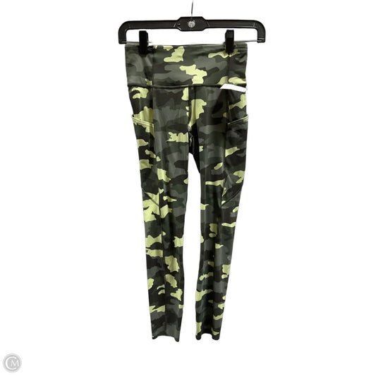 Athletic Leggings By Lululemon In Camouflage Print, Size: 4