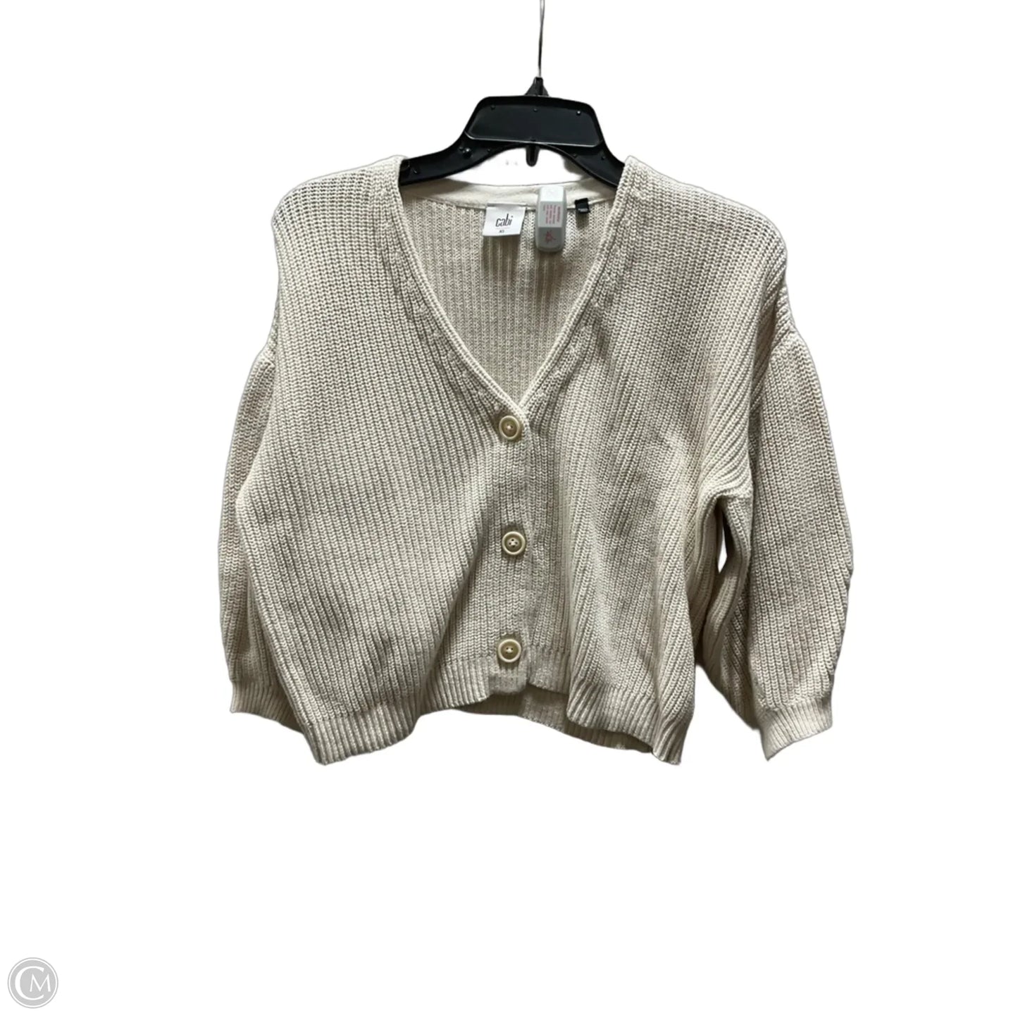 Top Short Sleeve By Cabi In Beige, Size: Xs
