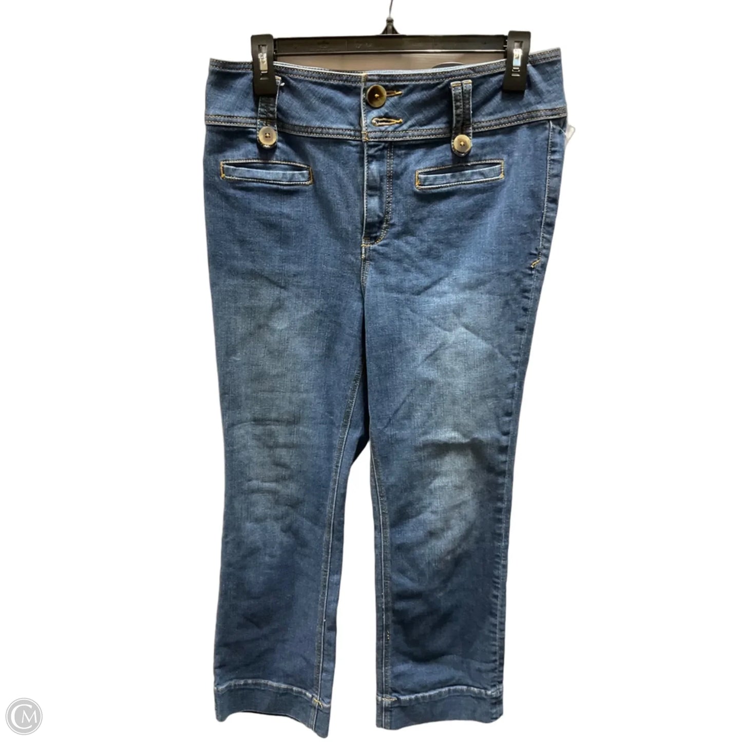 Jeans Flared By Pilcro In Blue, Size: 6