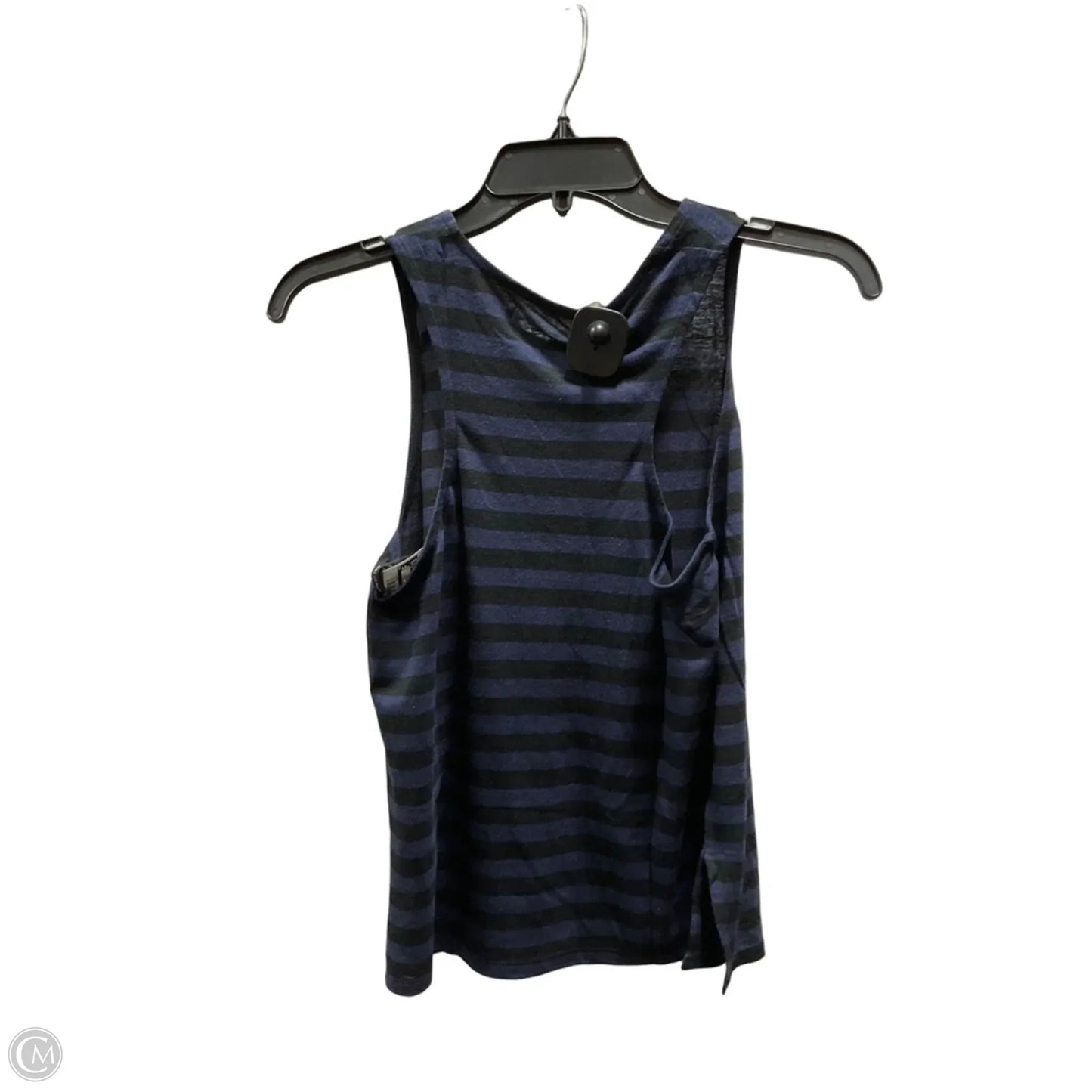 Top Sleeveless By Avec Les Filles In Black & Blue, Size: Xs