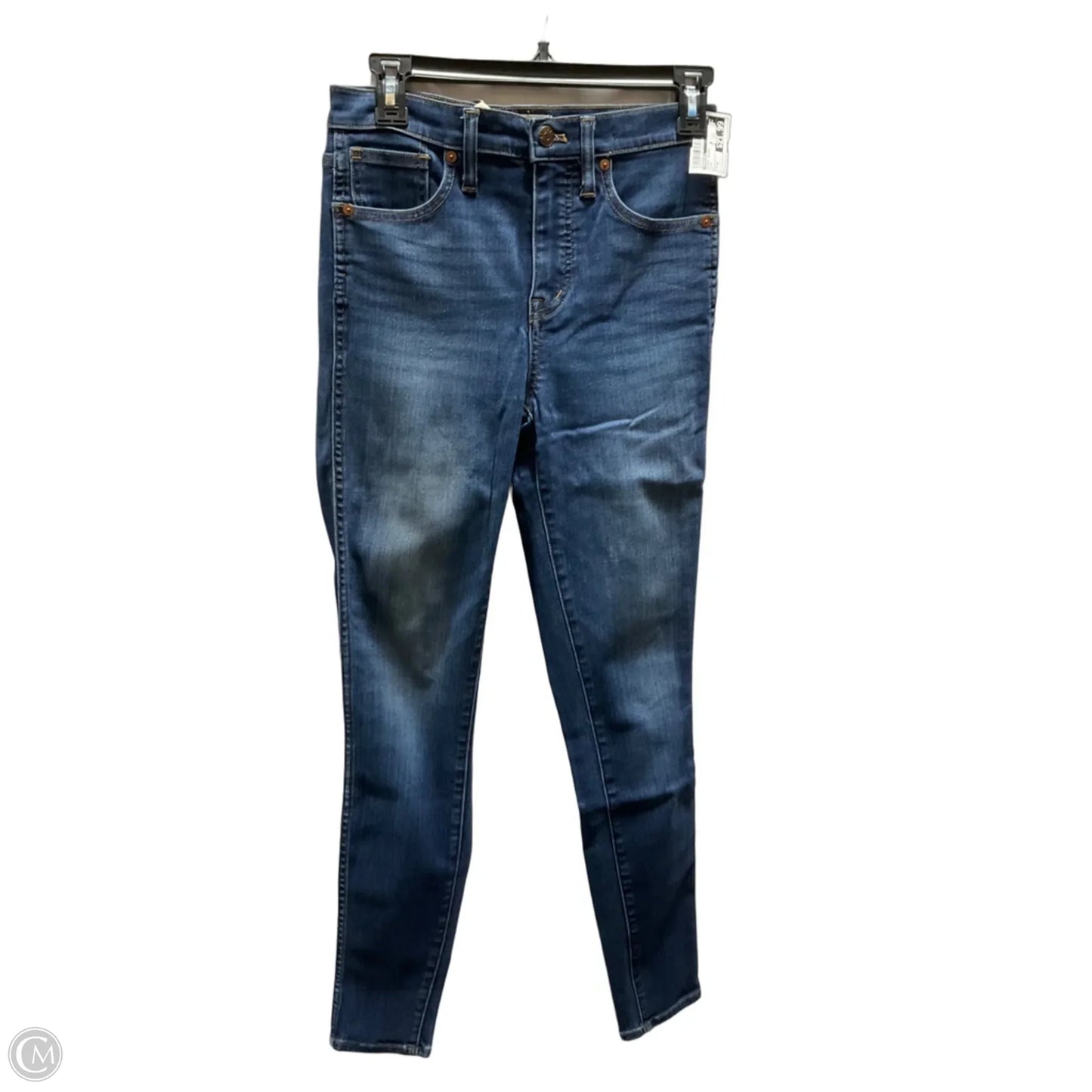 Jeans Skinny By Madewell In Blue, Size: 4