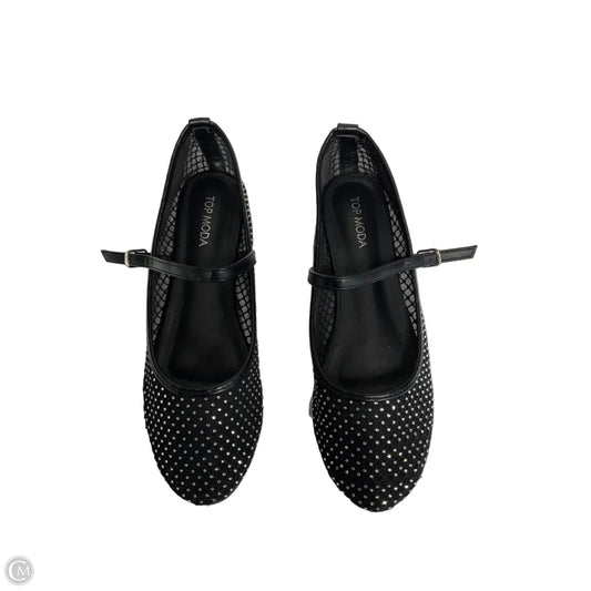 Shoes Flats By Top Moda In Black, Size: 9