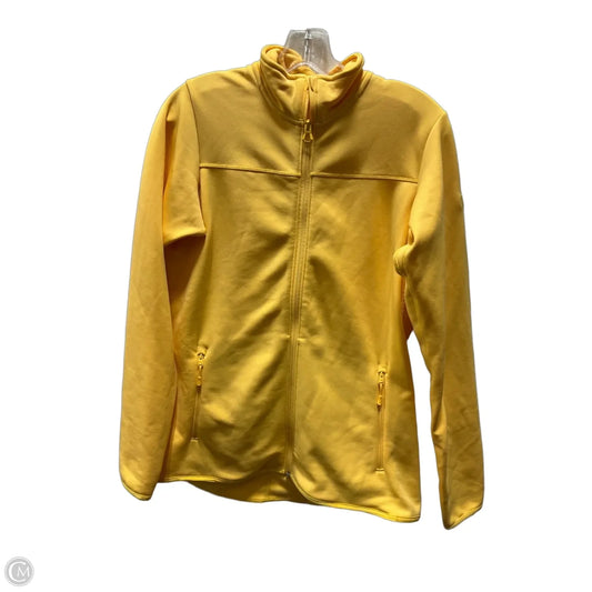Athletic Jacket By Helly Hansen In Yellow, Size: L