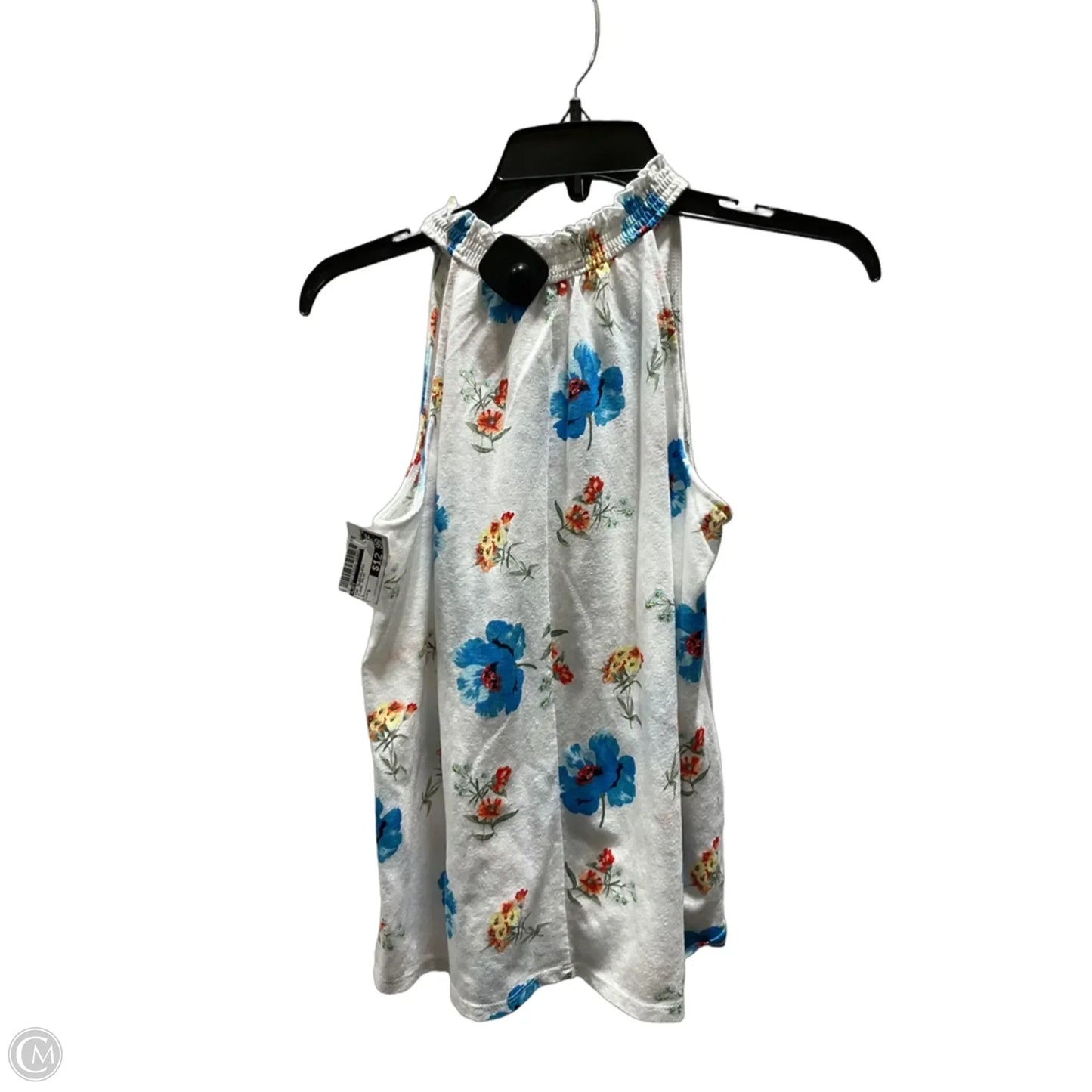Top Sleeveless By Loft In Floral Print, Size: S