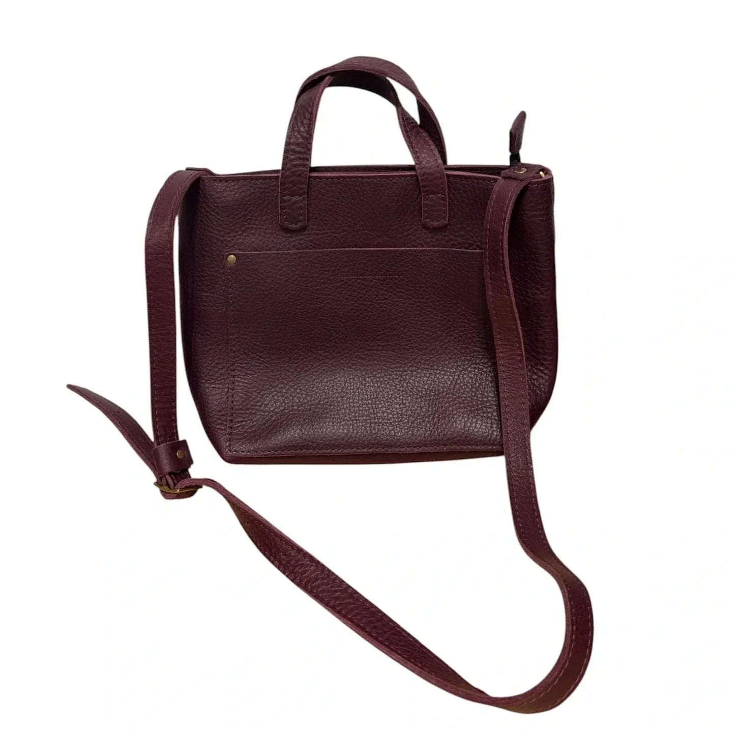 Handbag Leather By Portland Leather, Size: Medium