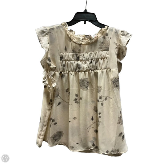 Top Sleeveless By Torrid In Black & Cream, Size: 1x