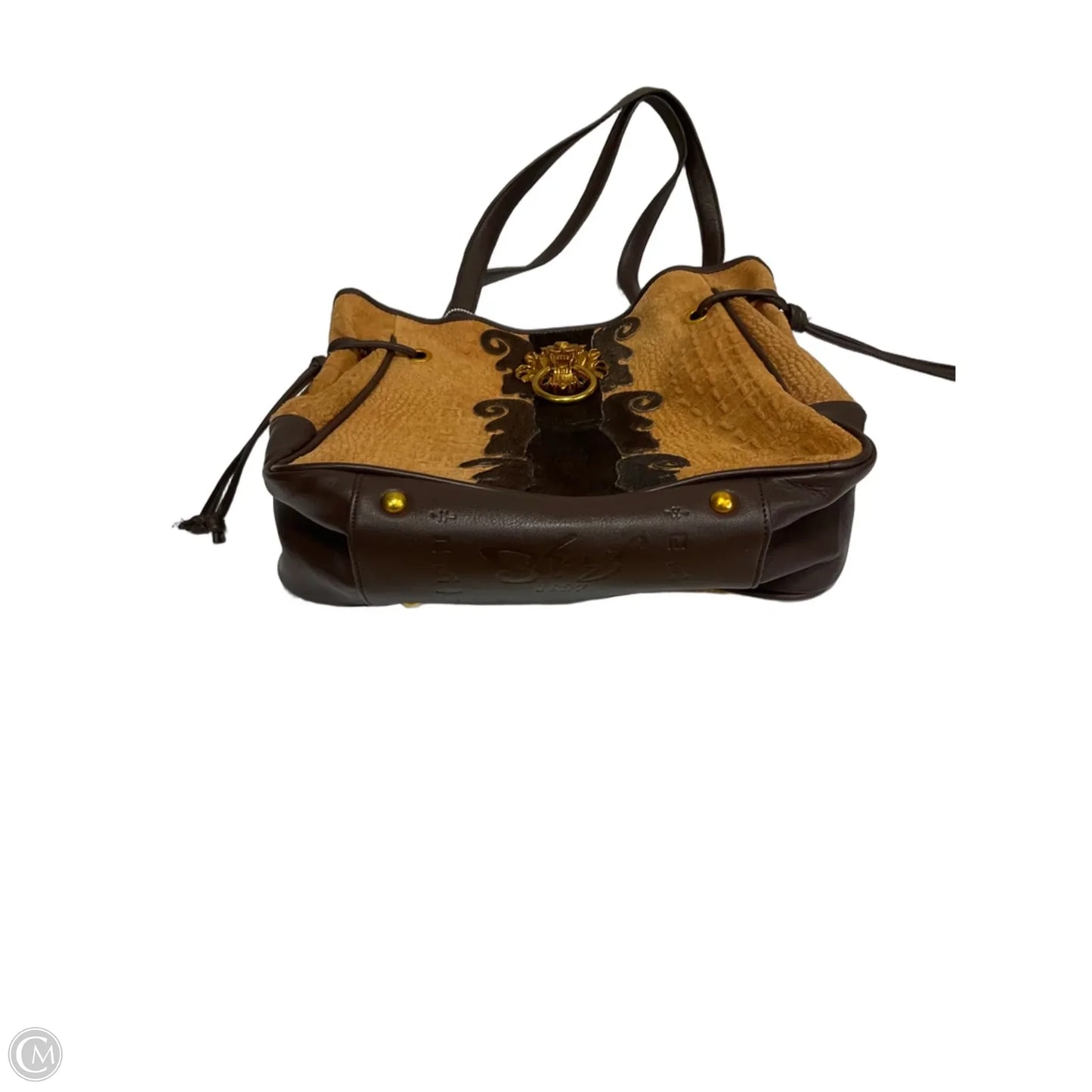 Handbag Leather By Sharif, Size: Large