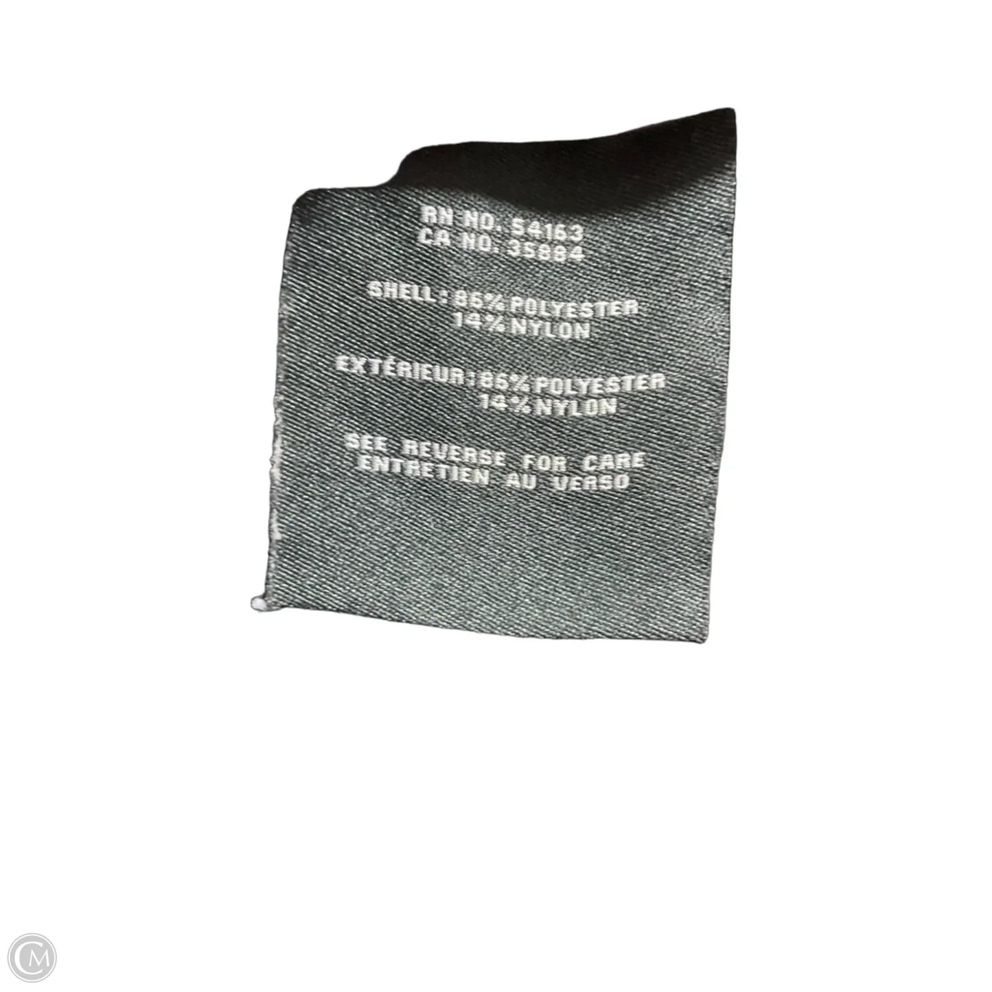 Athletic Jacket By Cole-haan In Black, Size: S