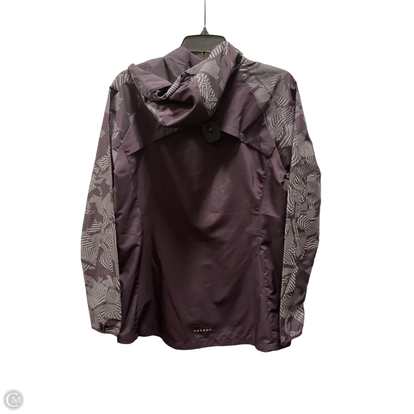 Athletic Jacket By Nike In Purple, Size: M