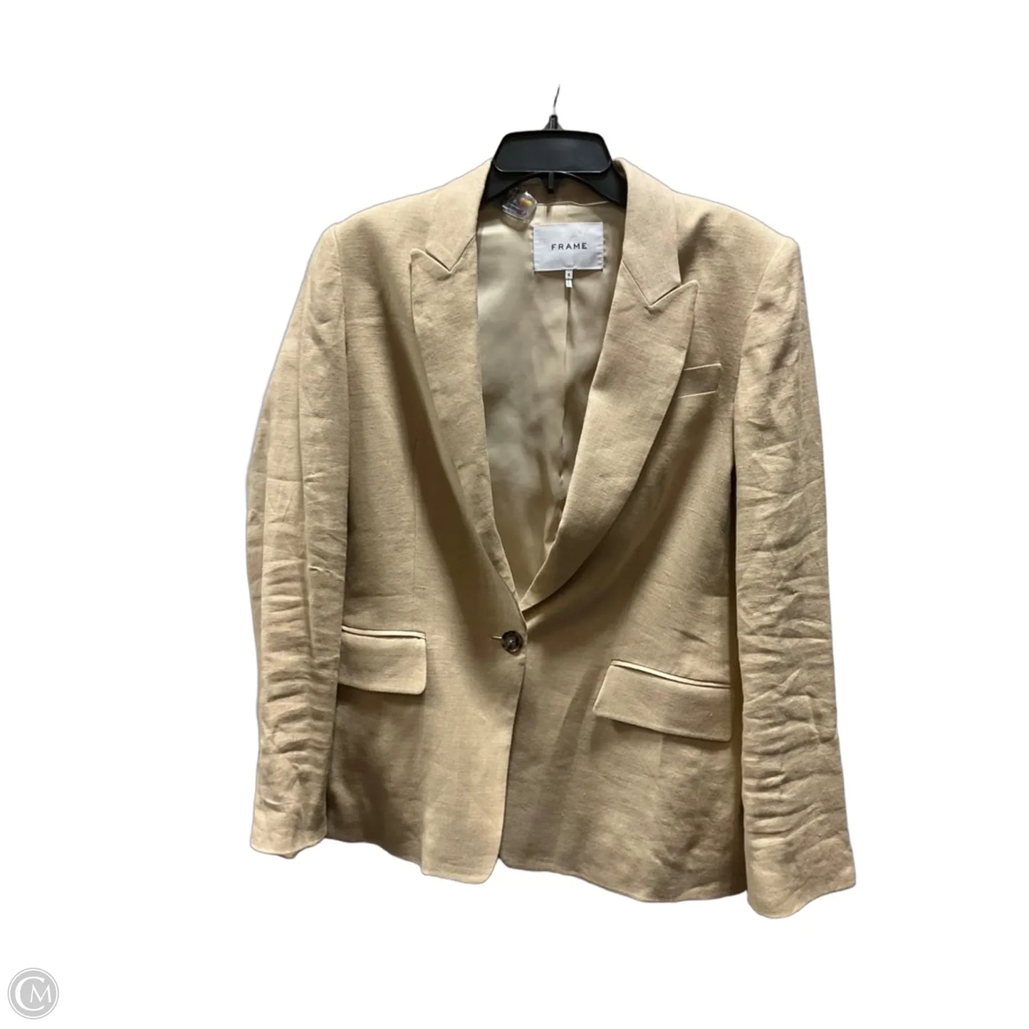 Blazer By Frame In Cream, Size: 6