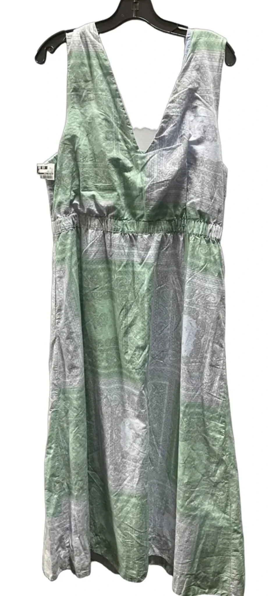 Dress Casual Midi By Universal Thread In Blue & Green, Size: Xxl
