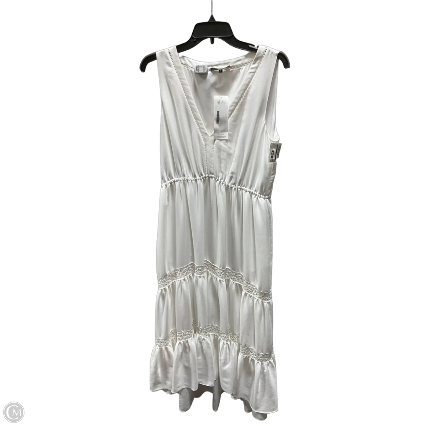 Dress Casual Maxi By Cma In White, Size: L