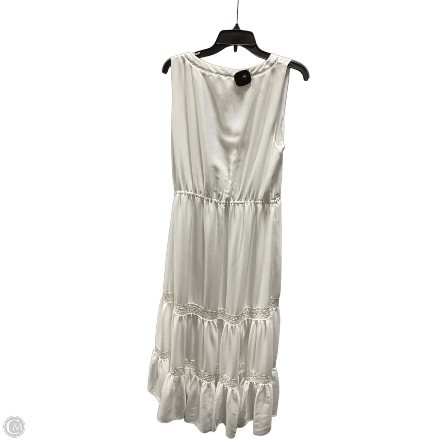 Dress Casual Maxi By Cma In White, Size: L