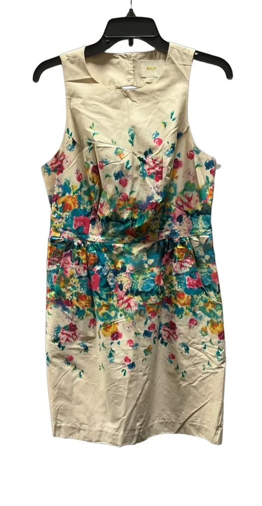 Dress Casual Midi By Maeve In Floral Print, Size: 10