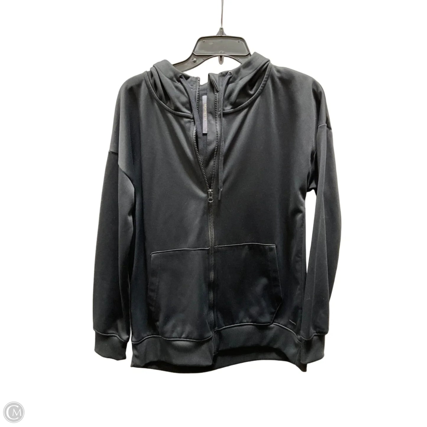 Athletic Jacket By Mondetta In Black, Size: M