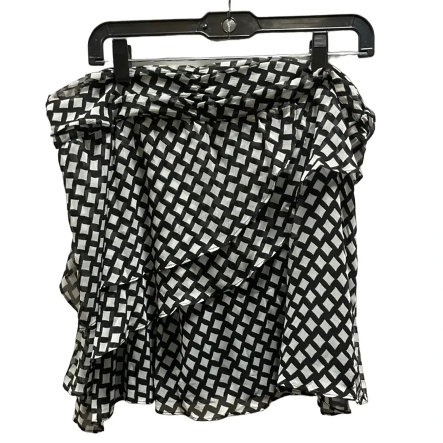 Skirt Midi By Nine West In Black & White, Size: Xl