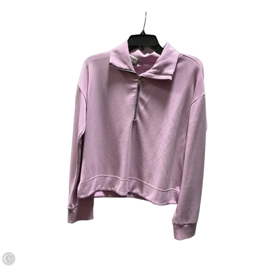 Athletic Sweatshirt Collar By Athleta In Pink, Size: M