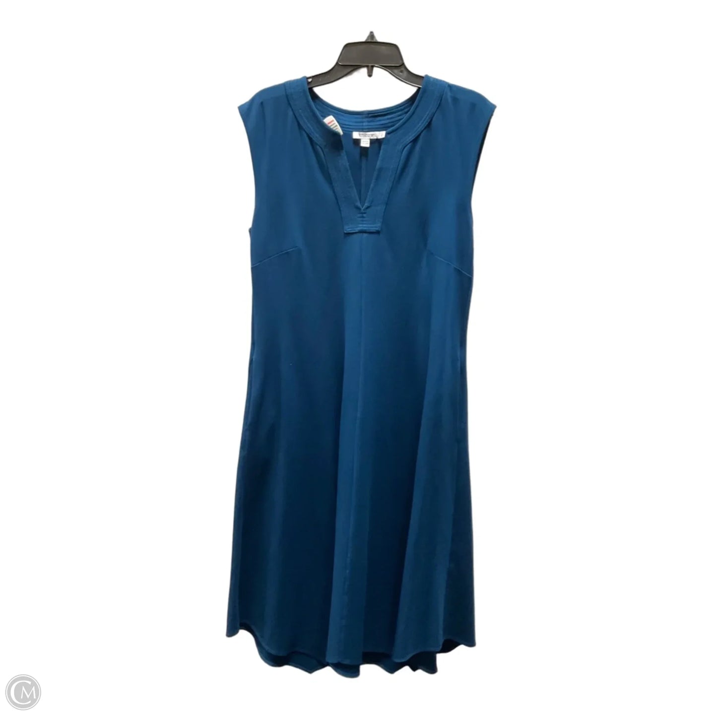 Dress Casual Maxi By Chicos In Blue, Size: M