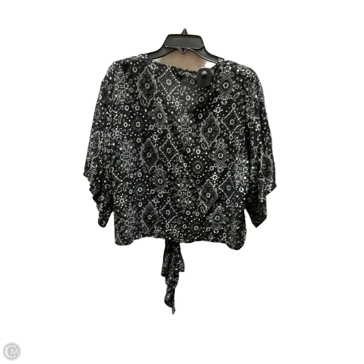 Top Short Sleeve By Lovestitch In Black, Size: M