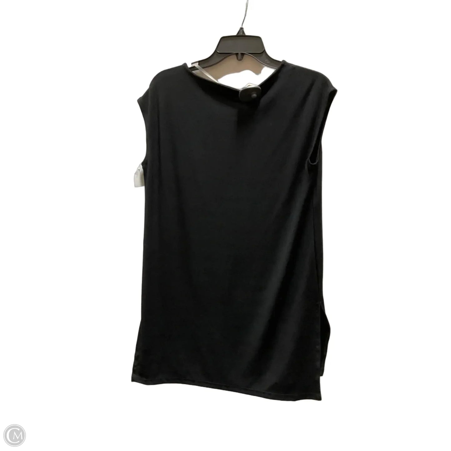 Top Sleeveless By Chicos In Black, Size: M