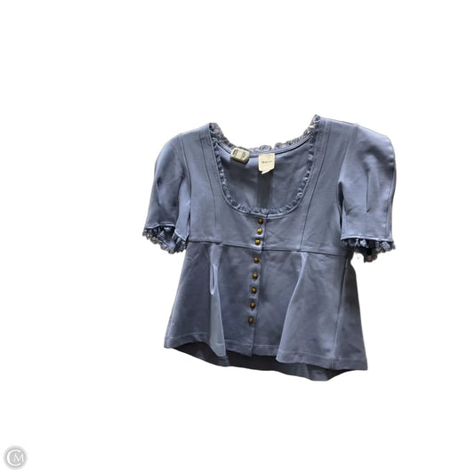 Top Short Sleeve By Maeve In Blue, Size: Xs