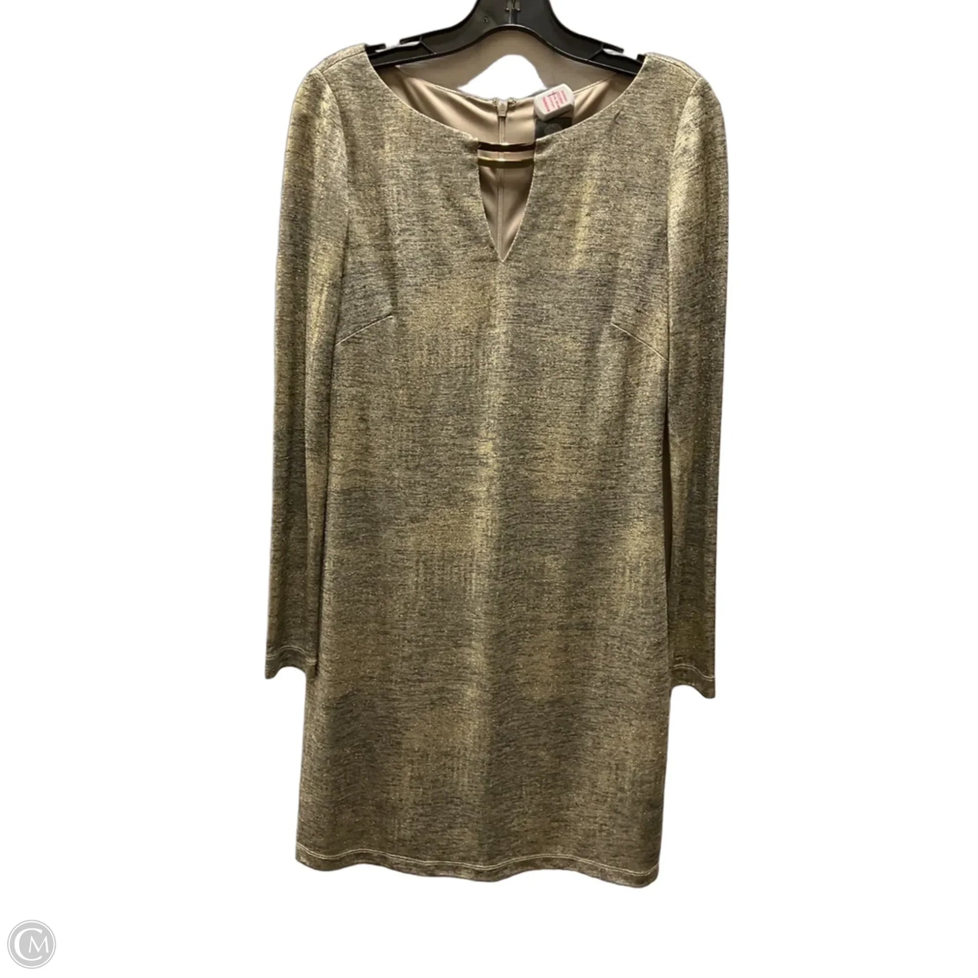 vince camuto dress gold Vince Camuto Sequin Shift Dress - White