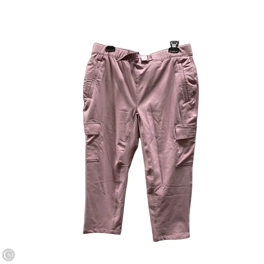 Athletic Pants By Eddie Bauer In Purple, Size: 12