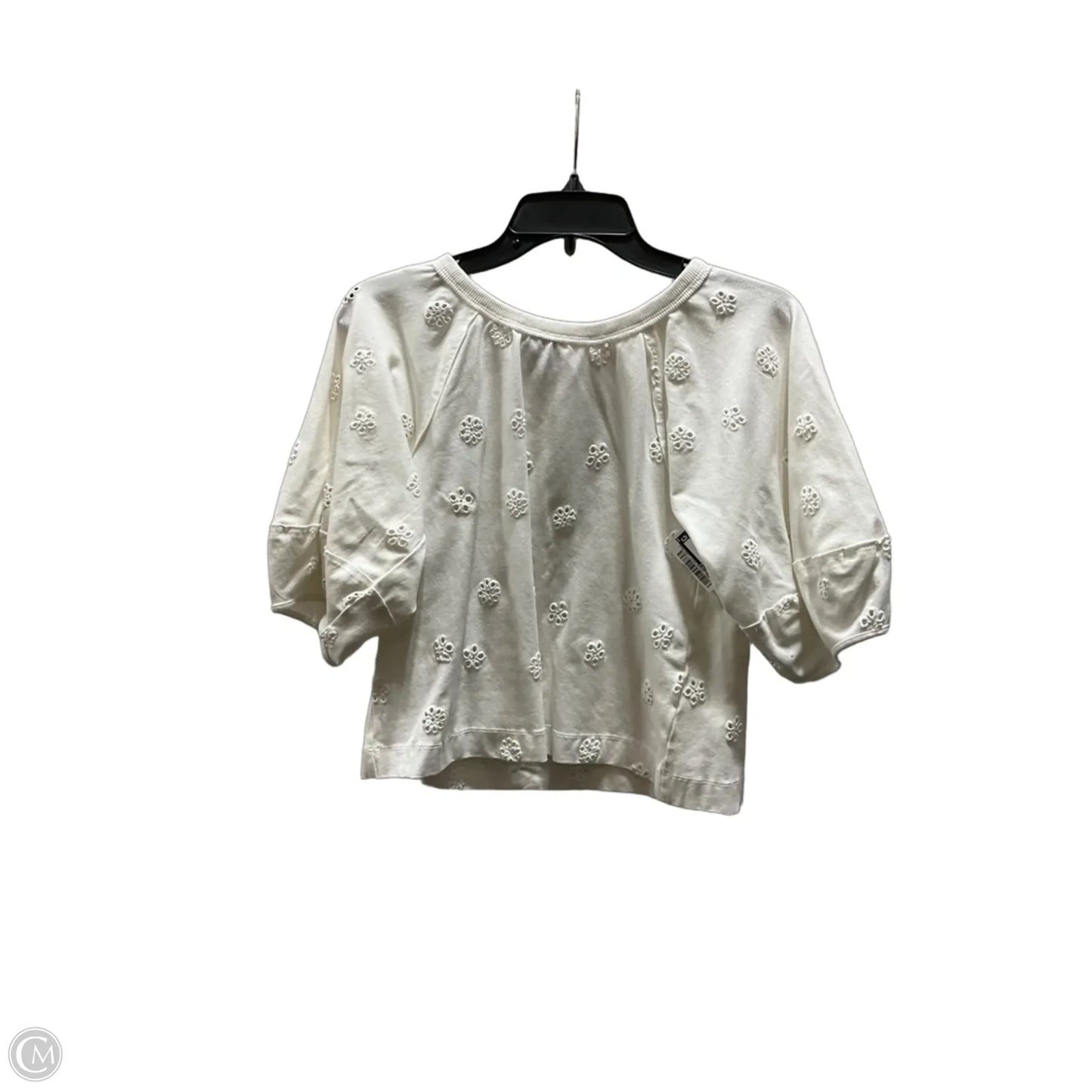 Top Short Sleeve By Free People In White, Size: Xs