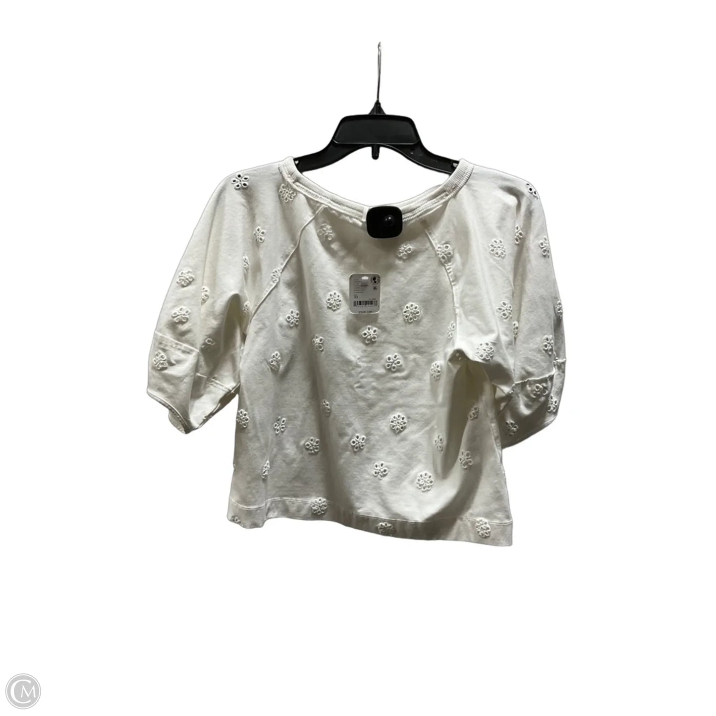 Top Short Sleeve By Free People In White, Size: Xs