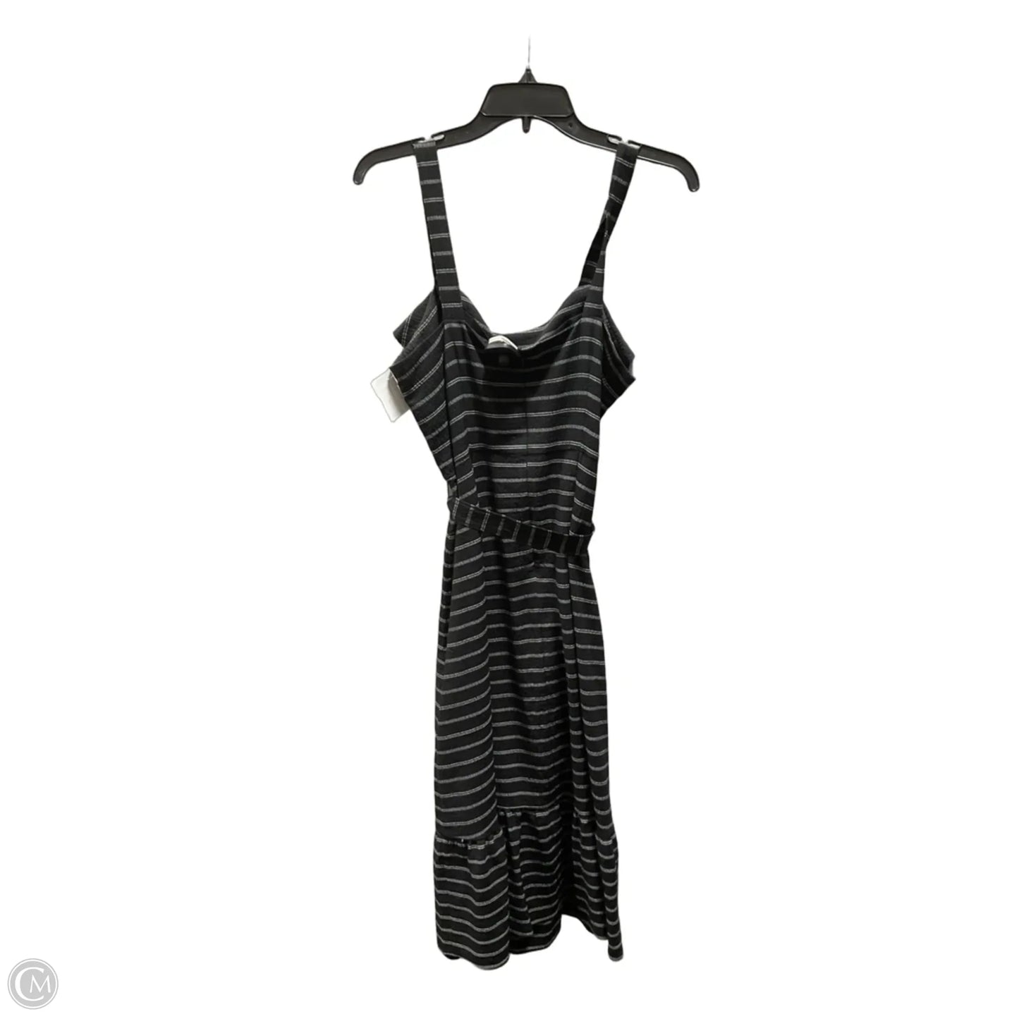 Dress Casual Midi By Banana Republic In Striped Pattern, Size: 10