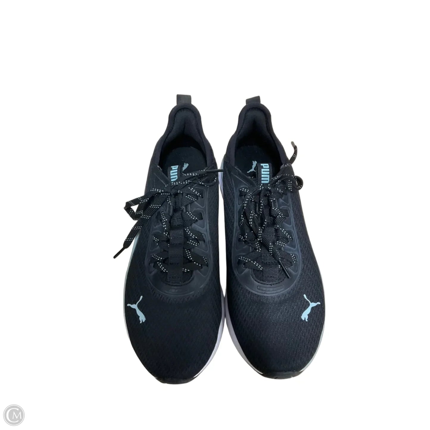 Shoes Athletic By Puma In Black & Green, Size: 8