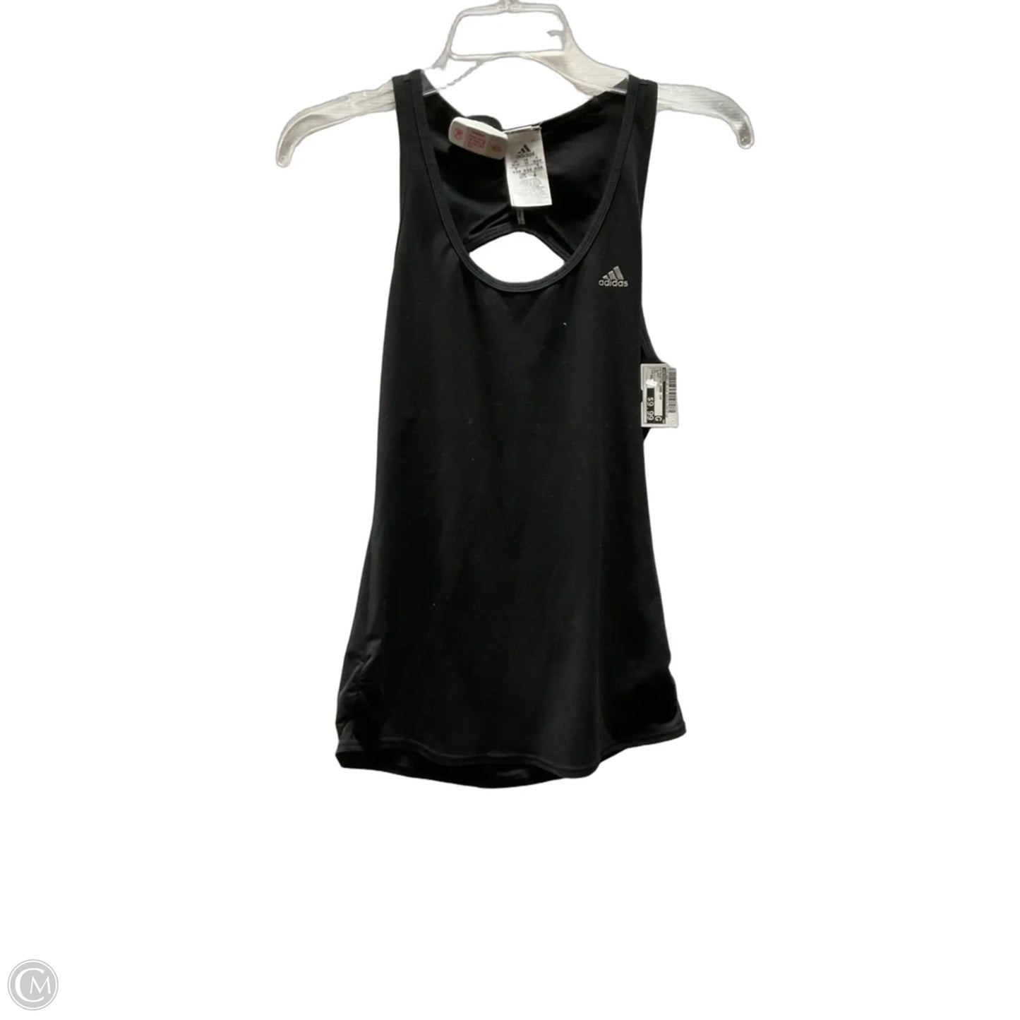 Athletic Tank Top By Adidas In Black, Size: Xs