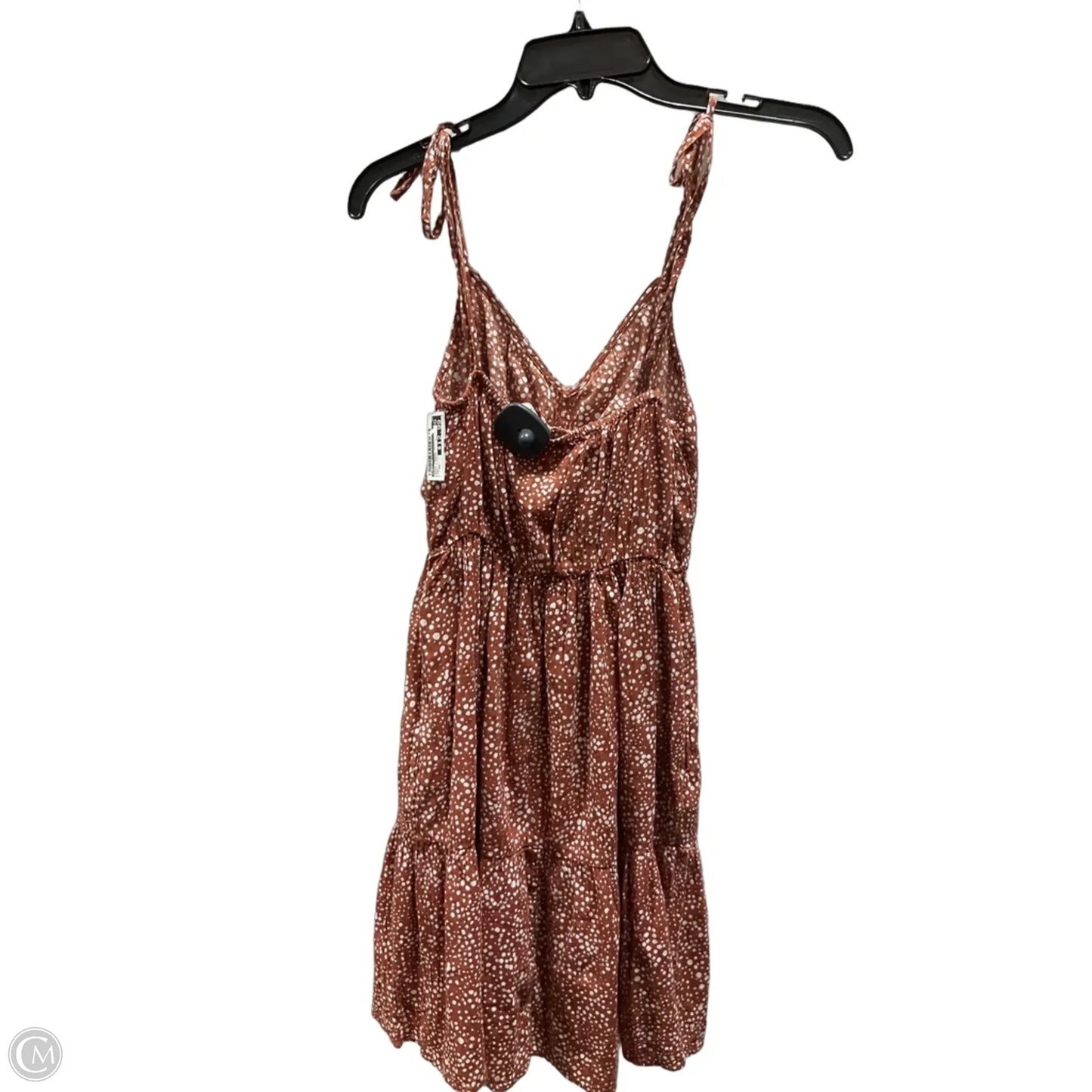 Dress Casual Short By Loft In Brown & Cream, Size: Xs