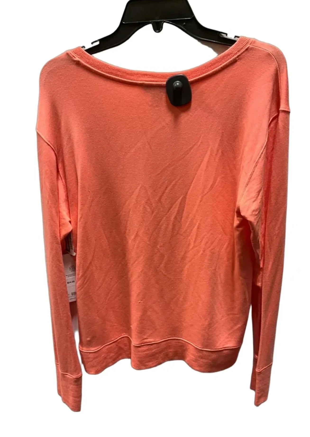 Athletic Top Long Sleeve Crewneck By Athleta In Orange, Size: M