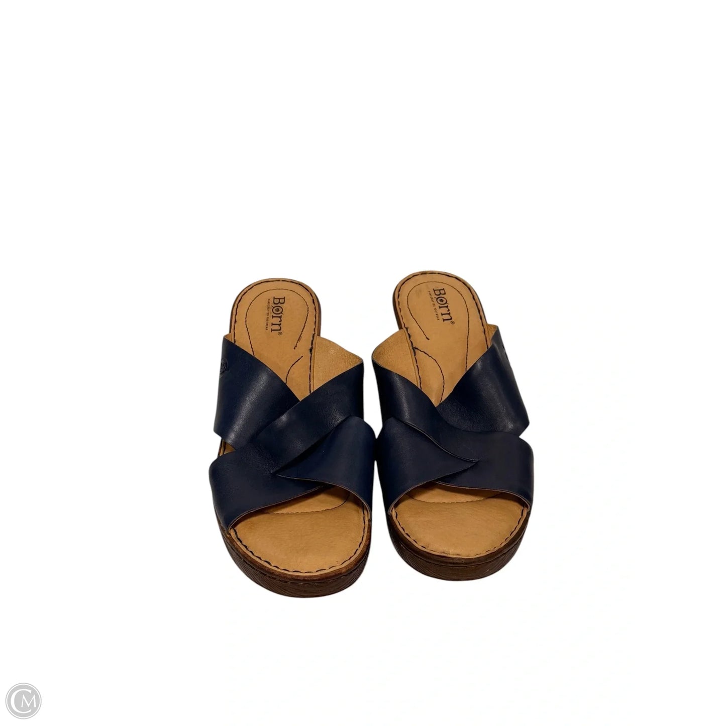 Shoes Heels Wedge By Born In Blue & Brown, Size: 9