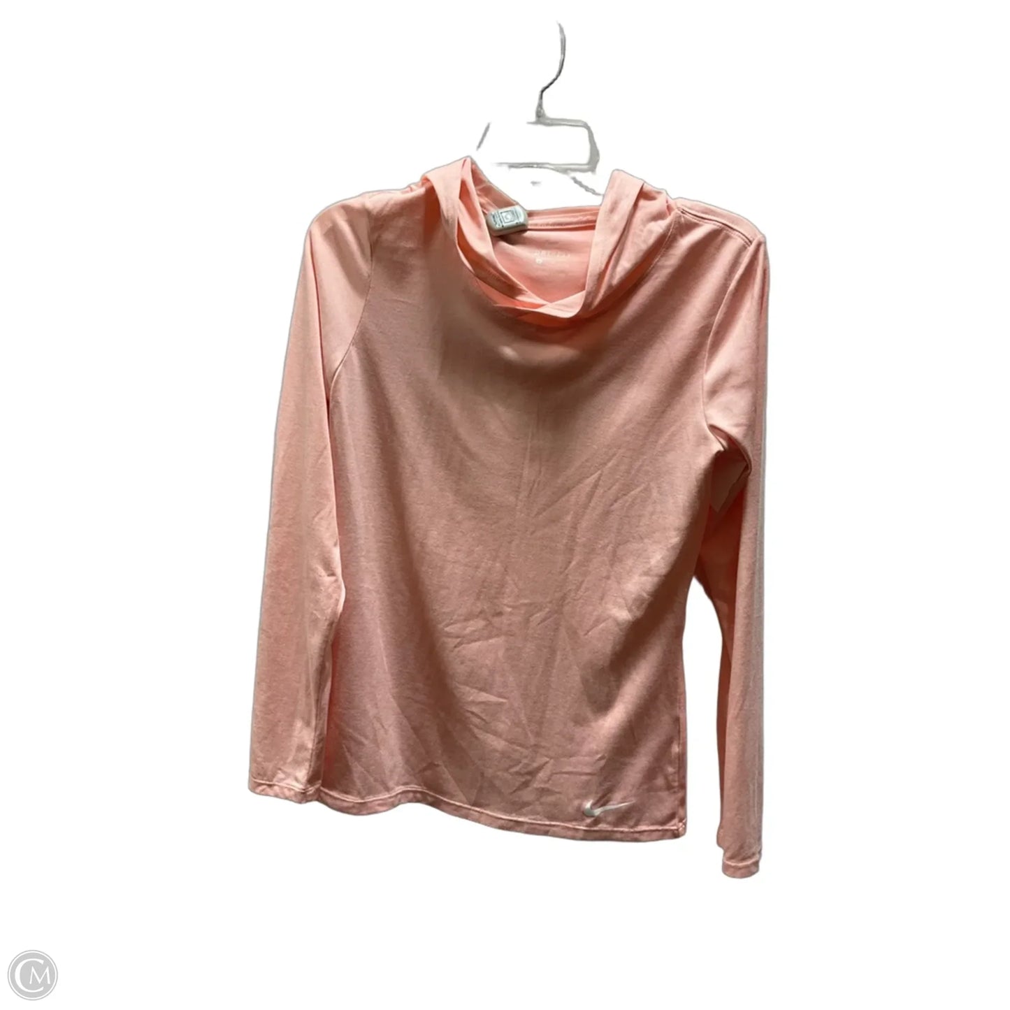Athletic Sweatshirt Hoodie By Nike In Pink, Size: S
