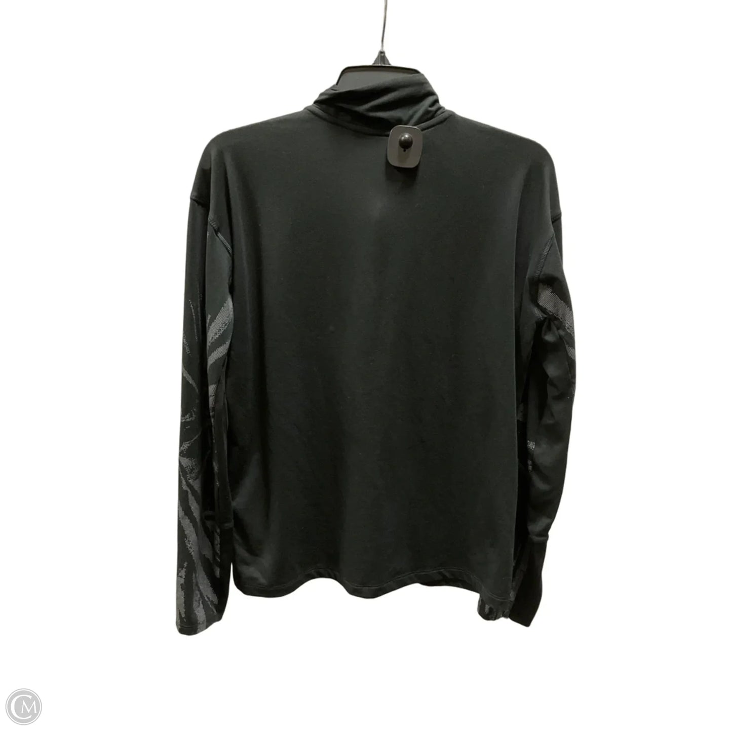 Athletic Jacket By Nike In Black, Size: M