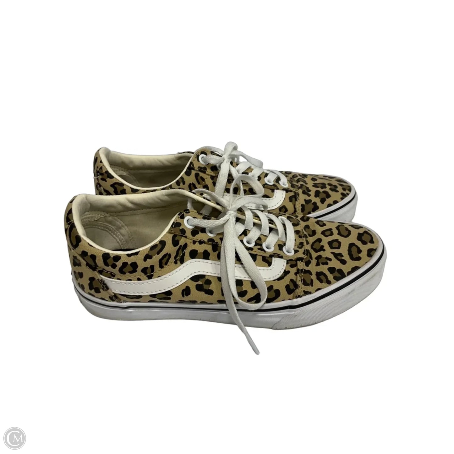 Shoes Athletic By Vans In Leopard Print, Size: 8.5