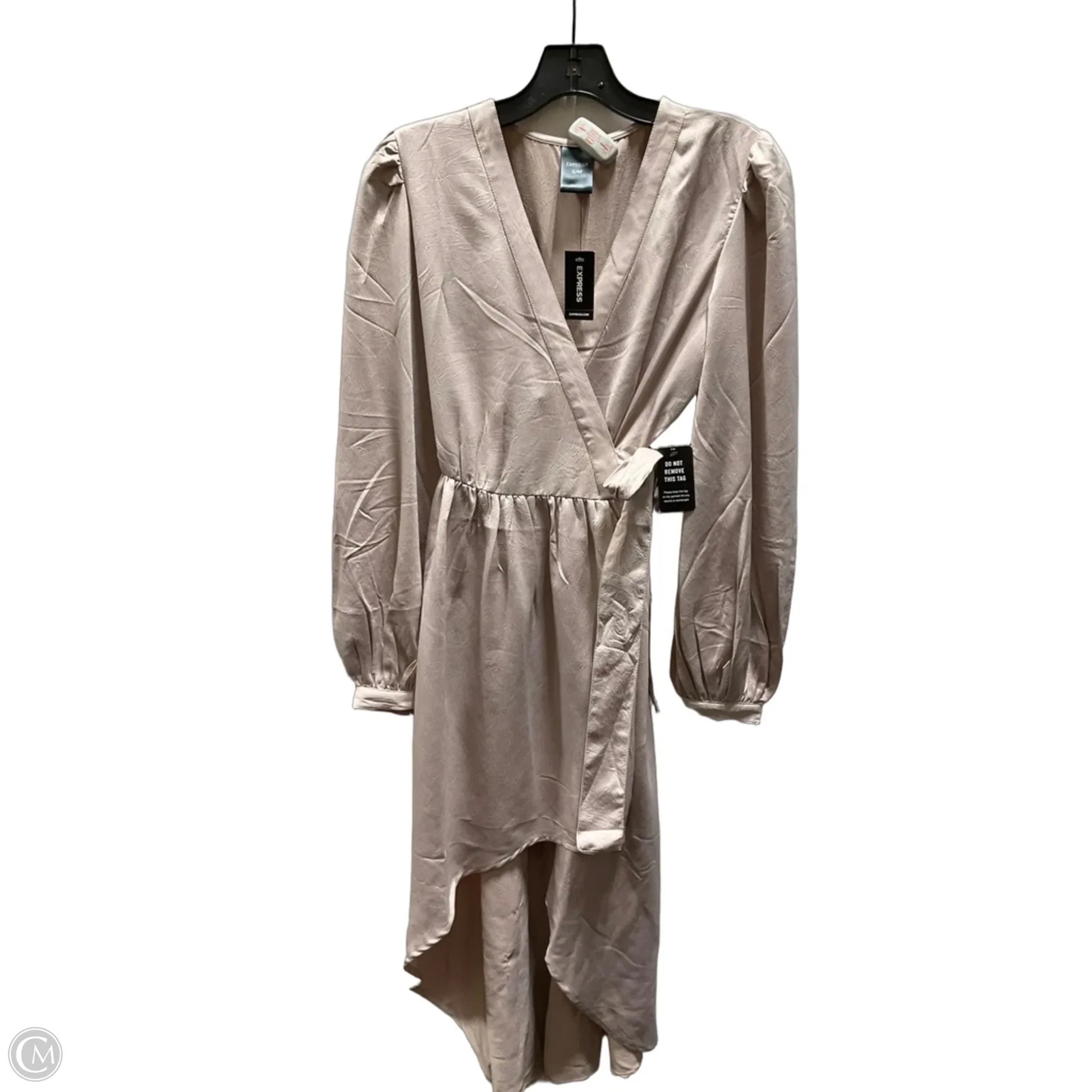 Dress Casual Midi By Express In Cream, Size: S