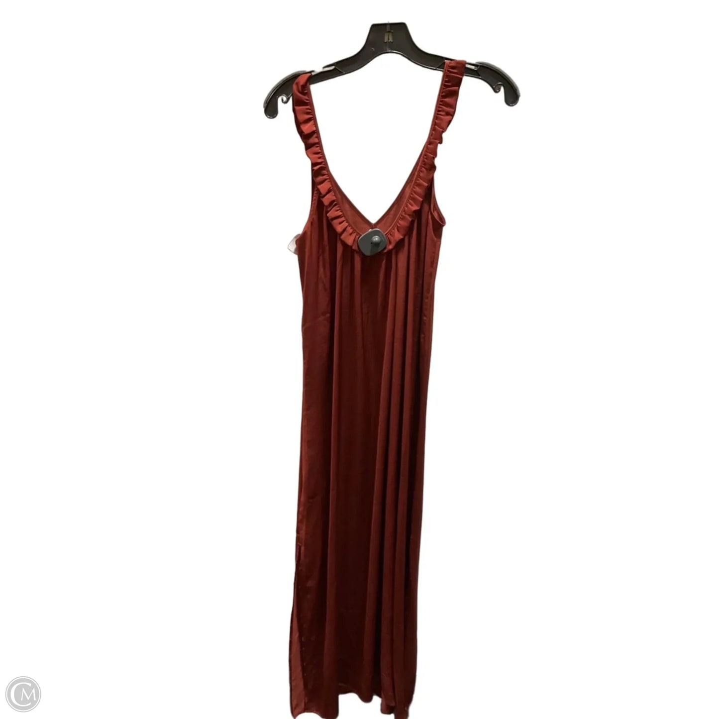 Dress Casual Maxi By Express In Red, Size: M
