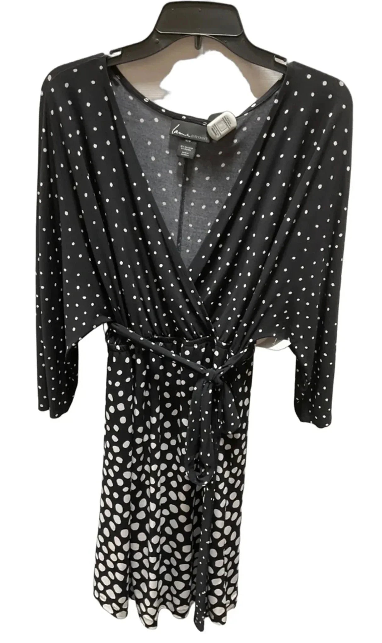 Dress Casual Midi By Lane Bryant In Black, Size: 1x