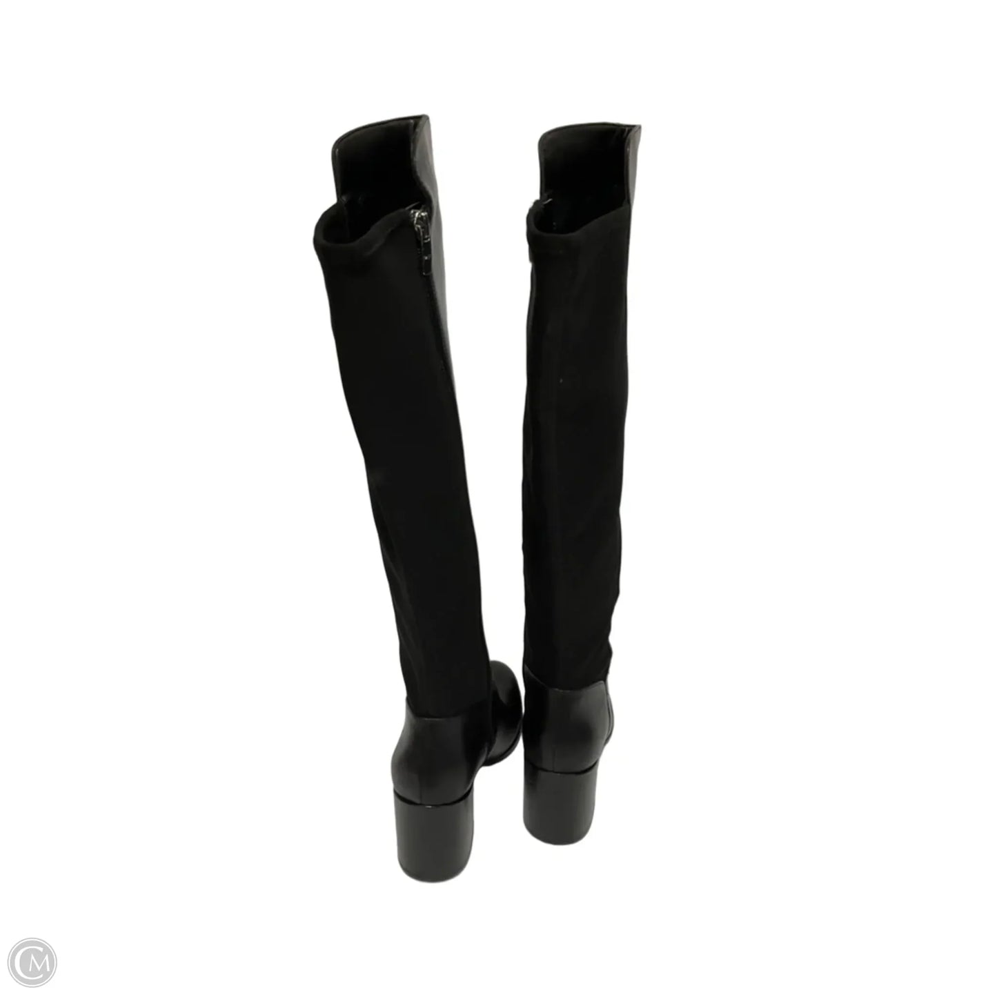 Boots Mid-calf Heels By Mark Fisher In Black, Size: 7.5